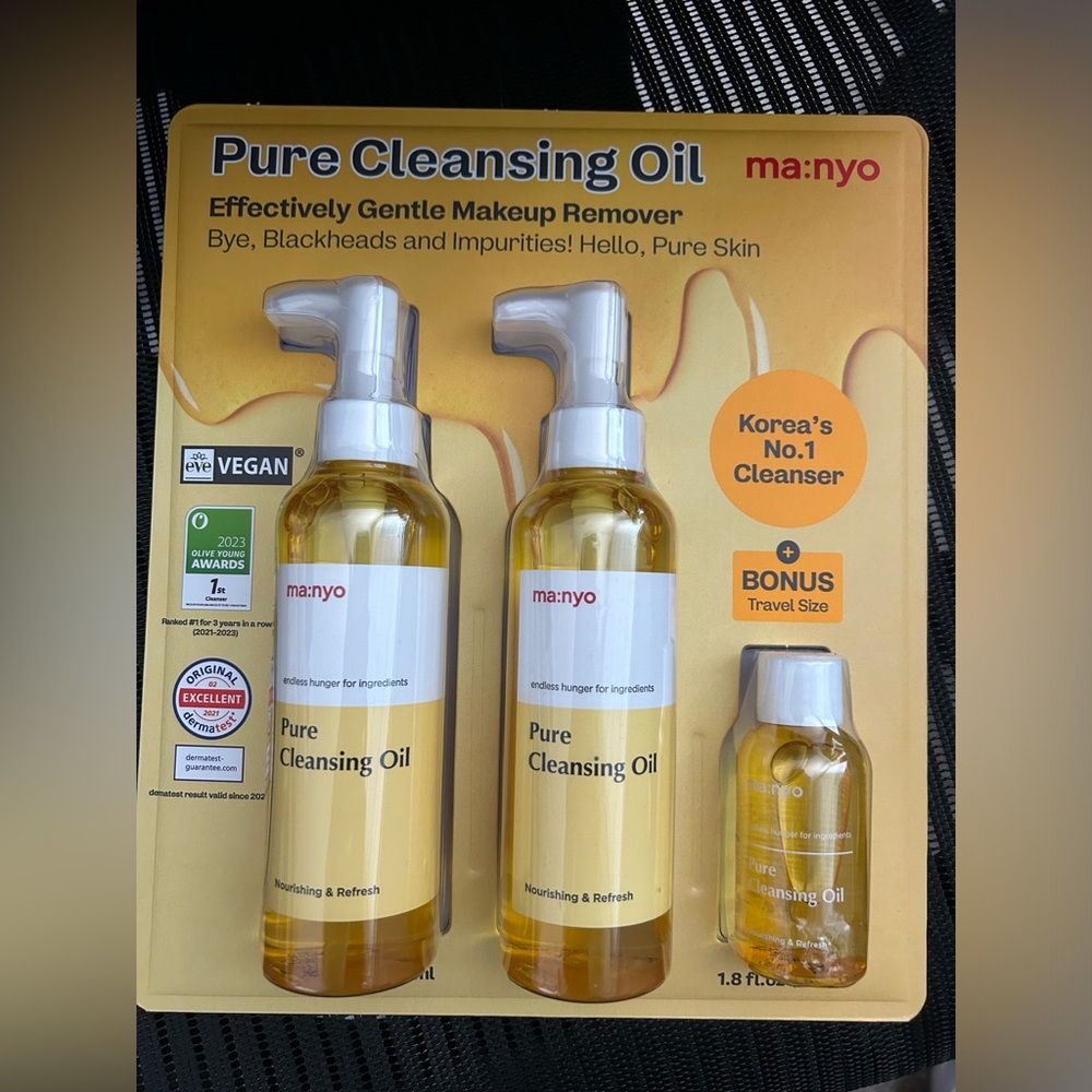 New manyo cleansing oil set